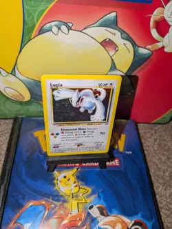 Lugia TCG Neo Genesis Unlimited Holo Rare Pokemon Card 9/111 see pics - Image 3