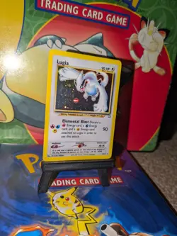 Lugia TCG Neo Genesis Unlimited Holo Rare Pokemon Card 9/111 see pics - Image 4