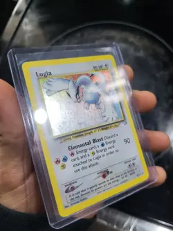 2000 Lugia 9/111 - Neo Genesis Unlimited Holo Rare - Pokemon TCG - LP - Image 3