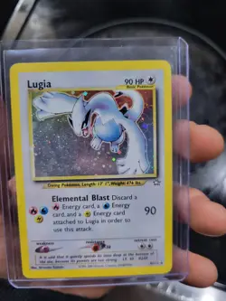 2000 Lugia 9/111 - Neo Genesis Unlimited Holo Rare - Pokemon TCG - LP - Image 4