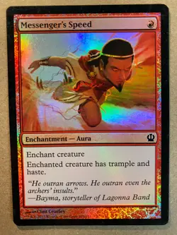MTG 1x FOIL Messenger's Speed Theros Pauper Modern Magic the Gathering x1 NM - Image 1