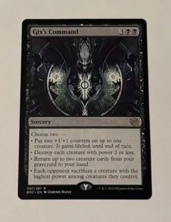 MTG Gix’s Command - The Brothers’ War LP - Image 1