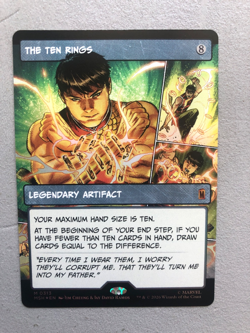Mtg Carte Magic Marvel The Ten Rings Borderless Comic 313 Borderless FOIL NM - Image 1