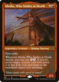 Alesha, Who Smiles at Death (Foil Etched) [2X2 - 447] - Image 1