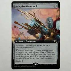 Adaptive Omnitool (Extended Art) - Magic The Gathering - Aetherdrift - Near Mint - Image 1