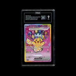 2026 POKEMON ASC EN-ASCENDED HEROES SPECIAL ILLUSTRATION RARE PIKACHU EX PSA 9 - Image 1