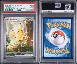 2026 POKEMON ASC EN-ASCENDED HEROES SPECIAL ILLUSTRATION RARE PIKACHU EX PSA 9 - Image 3