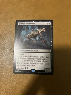 Hunted Bonebrute 0087 Non Foil Rare Murders at Karlov Manor MTG NM - Image 1