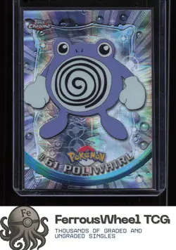 Poliwhirl 61 - Topps Chrome - Spectra Chrome - Red Label (NM) - Image 1