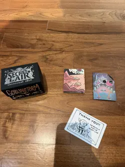 MTG Secret Lair Goblin Storm Deck Box, Life Counter, Art Poster (No Cards) - Image 1