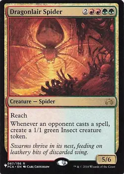 Planechase Anthology #87 Dragonlair Spider - Image 1