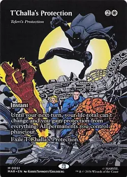 Marvel Universe Eternal-Legal #51 T'Challa's Protection - Image 1