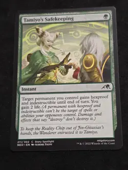 Tamiyo's Safekeeping - NM Near Mint - NEO Kamigawa Neon Dynasty - MTG Magic - Image 1