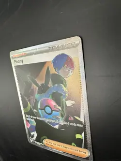 Pokemon TCG Penny 239/091 Paldean Fates NM Full Art Pokemon Card S&V - Image 5