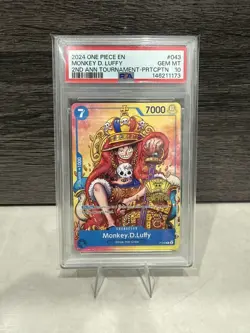 PSA 10 Monkey D. Luffy P-043 2nd Anniversary Tournament 2024 English One Piece - Image 1