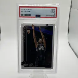 2025 TOPPS #205 ACE BAILEY ROOKIE RC PSA 9 - Image 1