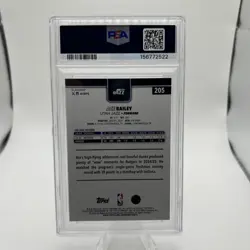 2025 TOPPS #205 ACE BAILEY ROOKIE RC PSA 9 - Image 2