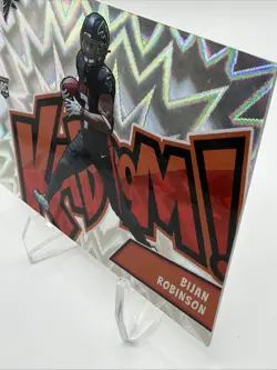 2023 Panini Absolute - Kaboom! Horizontal Bijan Robinson #14 (RC) Falcons - Image 3