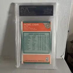 1988 FLEER ALL-STAR #120 MICHAEL JORDAN PSA 9 - Image 2