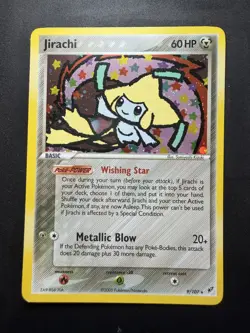 Pokemon TCG Jirachi EX Deoxys Holo Card 9/10 - VLP - Image 1