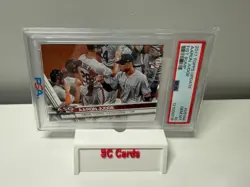 Aaron Judge 2017 Topps Update First Bump Image Variation SP RC #US166 PSA 10 - Image 1