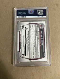 2023 Bowman Chrome Jaison Chourio Mega Box Mojo Auto PSA 10 GEM MINT Guardians - Image 2