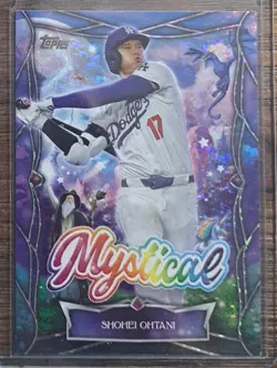 Topps 2025 Update Series Shohei Ohtani Dodgers Mystical Insert #MYS-9 - Image 1