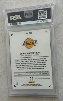 2024-25 Panini Photogenic Legends Shaquille O'Neal #218 Fireworks /5 PSA 9 Pop 2 - Image 5