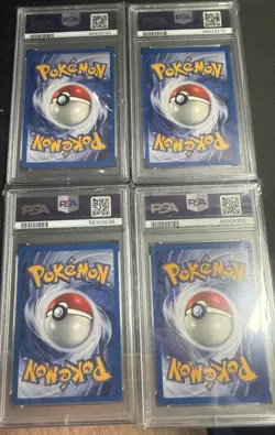 Pikachu, Squirtle, Charmander & Squirtle - Base Set Pokemon PSA 10 GEM MINT 💎 - Image 2