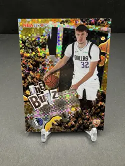 2025-26 Topps NBA Hoops The Buzz Cooper Flagg Gold Pixel Burst #/50 Mavericks - Image 1