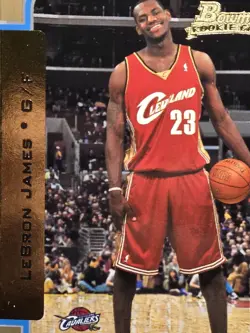 2003-04 Bowman Rookies & Stars - Rookies🔥LeBron James🔥#123 Gold (RC) - Image 2