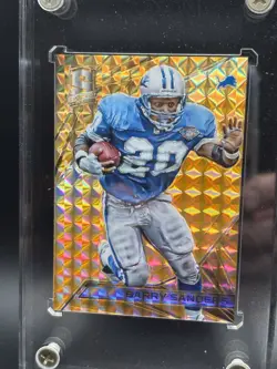 2015 Panini Spectra Gold Prism Barry Sanders 1/3 #13 Very Rare Gorgeous!! - Image 3