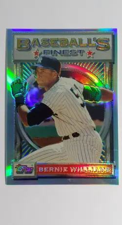 1993 Topps Finest - Baseball's Finest Bernie Williams #30 Refractor - Image 1