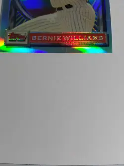 1993 Topps Finest - Baseball's Finest Bernie Williams #30 Refractor - Image 3