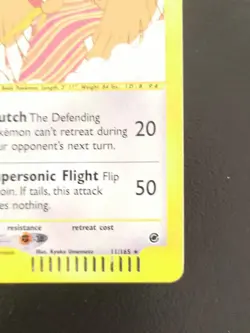 FEAROW #11/165 HOLO EXPEDITION BASE SET POKEMON HOLO RARE LP - Image 3