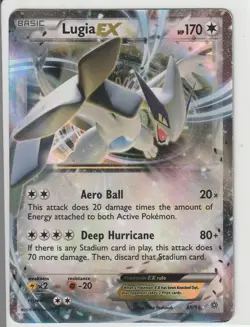Lugia EX 68/98 Holo EX Rare Ancient Origins Pokemon LP - Image 1