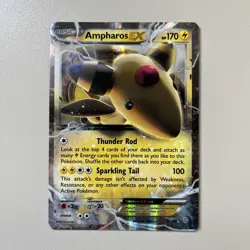 Ampharos EX - 27/98 Ultra Rare XY Ancient Origins Pokemon Card - Image 1