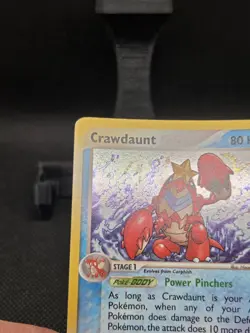Pokemon TCG Crawdaunt 3/97 EX Dragon Holo Rare - Image 4
