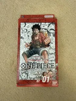 Bandai One Piece TCG Card Game Starter Deck ST-01 Opened Once, All Cards - Image 1
