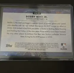Topps Cosmic Chrome 2025 Stars in the Night Bobby Witt Jr. STN-19 Royals - Image 3