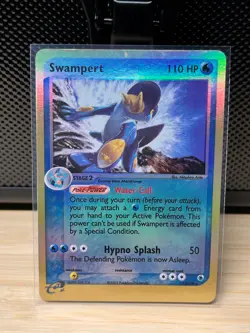 Swampert 13/109 Ruby and Sapphire Reverse Holo LP/HP - Image 4