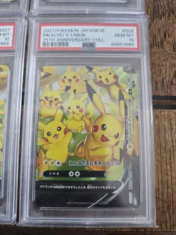 PSA 10 Pikachu V-UNION 25th Anniversary 4 Set Pokemon Card JP - Image 5