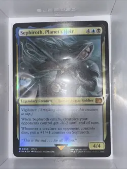 MTG: Final Fantasy Foil Promo: Sephiroth, Planet's Heir - NM - Image 1