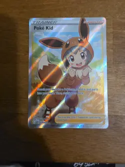 Pokemon Poke Kids Trainer Card 070/072 Shining Fates Holo Full Art Ultra Rare - Image 1