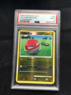 Pokemon Cards: Stormfront Reverse Holo: Voltorb 80/100 PSA 9 - Image 1