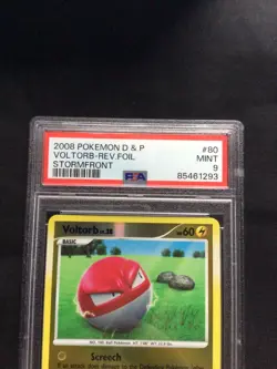 Pokemon Cards: Stormfront Reverse Holo: Voltorb 80/100 PSA 9 - Image 3