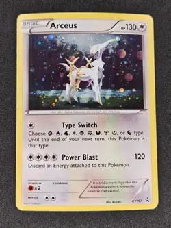 Arceus Cosmos Holo XY197 XY Black Star Promos Pokemon Card LP - Image 1
