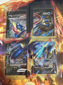 Pokemon TCG Card Greninja V Union FULL SET OF 4 Near Mint SWSH 155 156 157 158 - Image 1