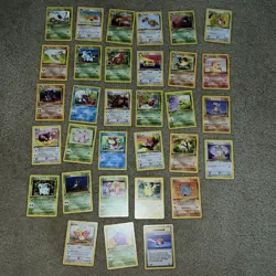 Complete Set 1st Edition Jungle All Uncommon + Common Cards Set (33-64) LP-NM - Image 1