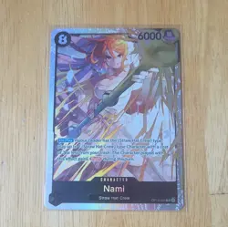 Bandai One Piece Card Game Nami Character SR Foil OP15-086 OP-15 Eng - Image 1